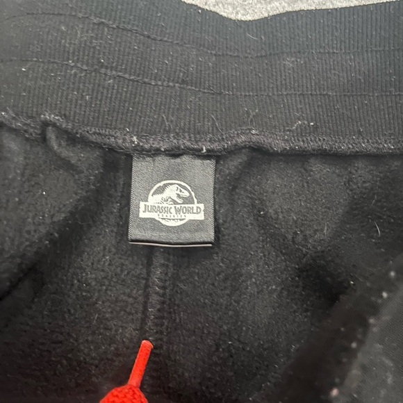 [M]Jurassic World Black Sweatpants Joggers-VGUC- Rare - Picture 4 of 8